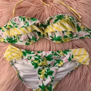 Lemon & Floral Victoria's Secret Bikini